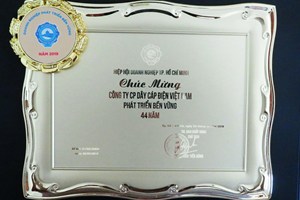 CÔNG TY CADIVI ĐẠT DANH HIỆU “SẢN PHẨM - DỊCH VỤ TIÊU BIỂU NĂM 2019” VÀ “PHÁT TRIỂN BỀN VỮNG 44 NĂM” DO HIỆP HỘI DOANH NGHIỆP TP.HCM XÉT CHỌN