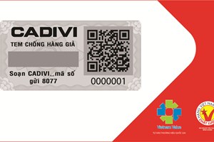 TEM CHỐNG HÀNG GIẢ TRÊN SẢN PHẨM DÂY DÂN DỤNG CADIVI CHÍNH HÃNG