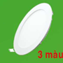 Led Panel Tròn Âm 3 Màu