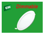 Led Panel Tròn Âm Dimmable