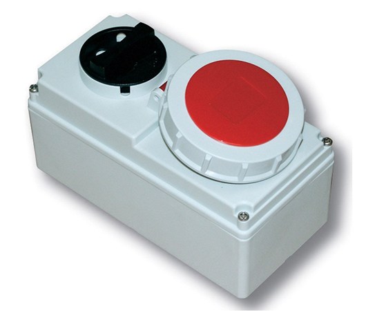 Ổ cắm công nghiệp kèm công tắc loại kín nước F61132-6/ F61252-6